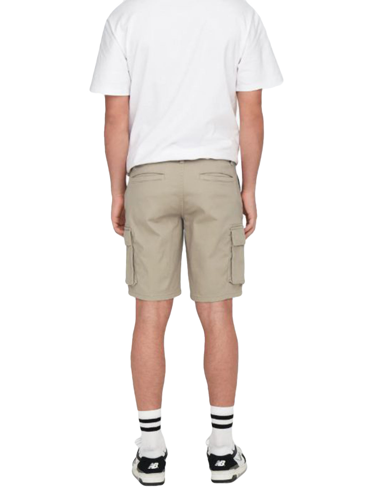 ONSCAM STAGE CARGO SHORTS PK 6689 NOOS CHINCHILLA - Bermuda Uomo Beige 22016689-Chinchilla . ONLY & SONS 