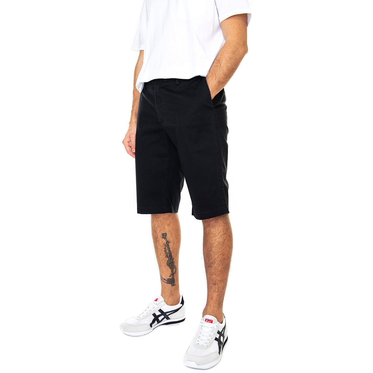 Signature Chino Short Black - Bermuda Uomo Neri 65091-290 . BEN SHERMAN 