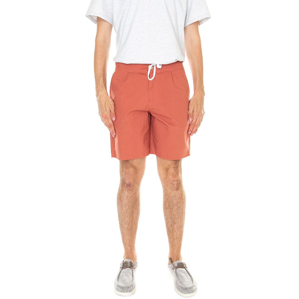 M' Ribstop Oversize Short Sorbet Sorbet - Bermuda Uomo Rossi 1531-RED . BRAVA FABRICS 