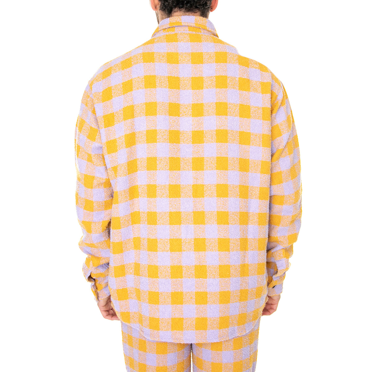 OC x DICKIES Tweed Shirt Lilac Check - Camicia Uomo Multicolore DK0A4Y4WE881 . DICKIES 