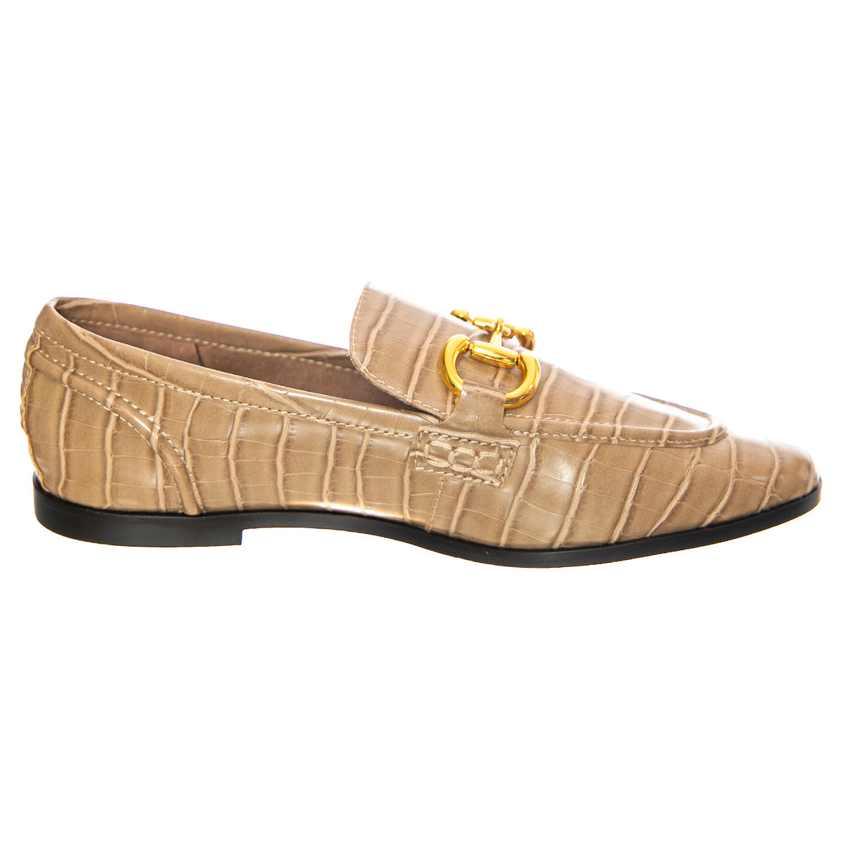W' Velviteen Dark Sand Croco - Mocassini Donna Marroni JCSJCD-131-1-23-DAR . JEFFREY CAMPBELL 