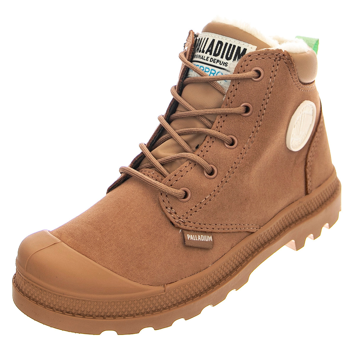 Pampa Hi Cuff Wps Oz Nude Brown - Stivaletti Profilo alla Caviglia Bambino / Bambina Marroni PAK57217-254-M . PALLADIUM 