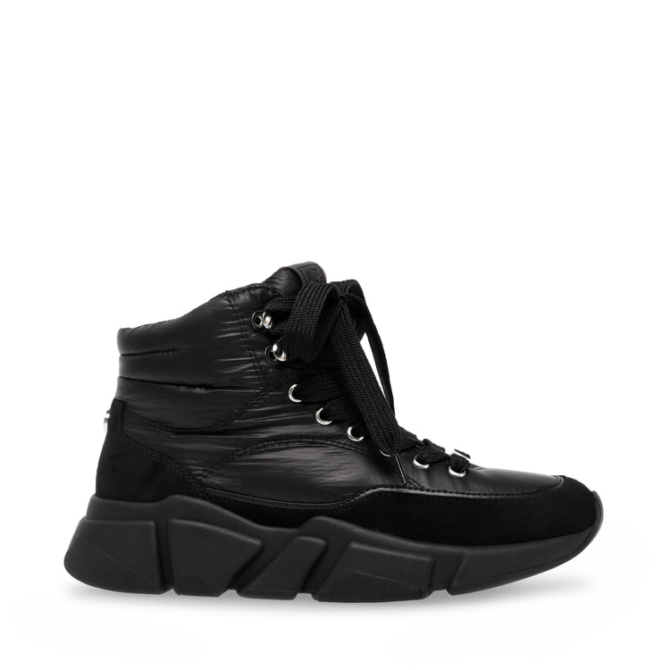 Gameplan Black - Stivaletti Stringati Profilo alla Caviglia Donna Neri SMPGAMEPLAN-BLA . STEVE MADDEN 