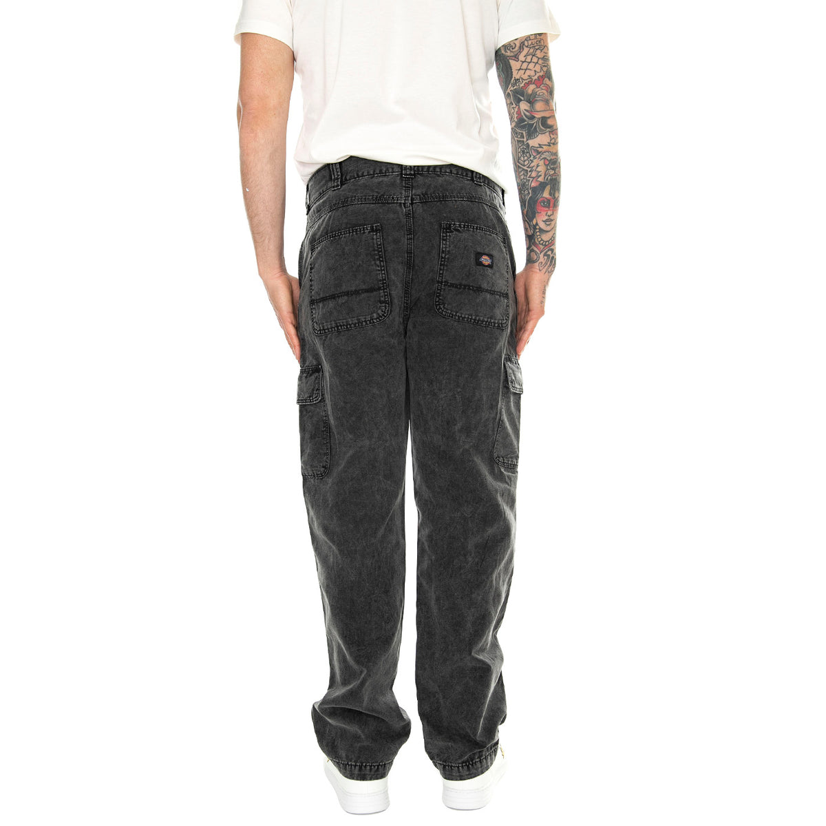 Newington Pant Double Dye / Acid Wash Black - Pantaloni Uomo Neri DK0A4YSBH861 . DICKIES 