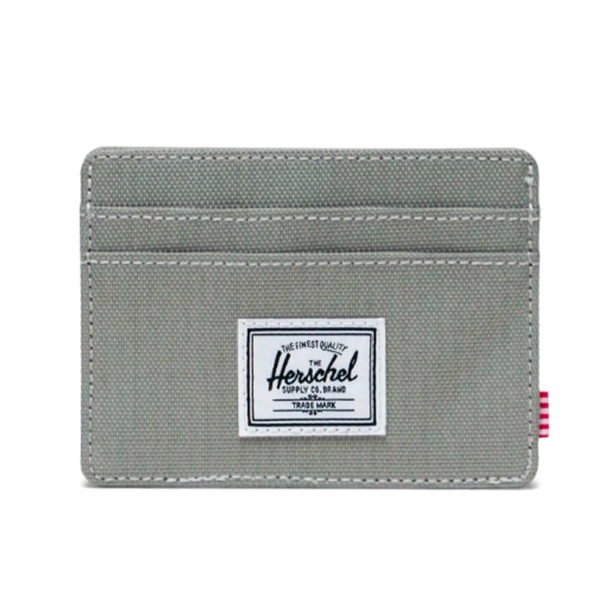 Charlie Cardholder Seagrass / White Stitch - Portacarte Verde 30065-06110-OS . HERSCHEL 