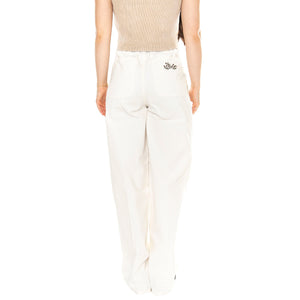 Obey Eugene Utility Pant Unbleached - Pantaloni Donna Bianchi 242020108-UBL . OBEY 
