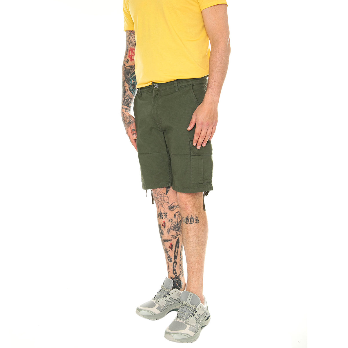 Onsray Life 0020 Ribstop Cargo Shorts CS Olive Night - Bermuda Uomo Verdi 22029901-Olive Night . ONLY & SONS 