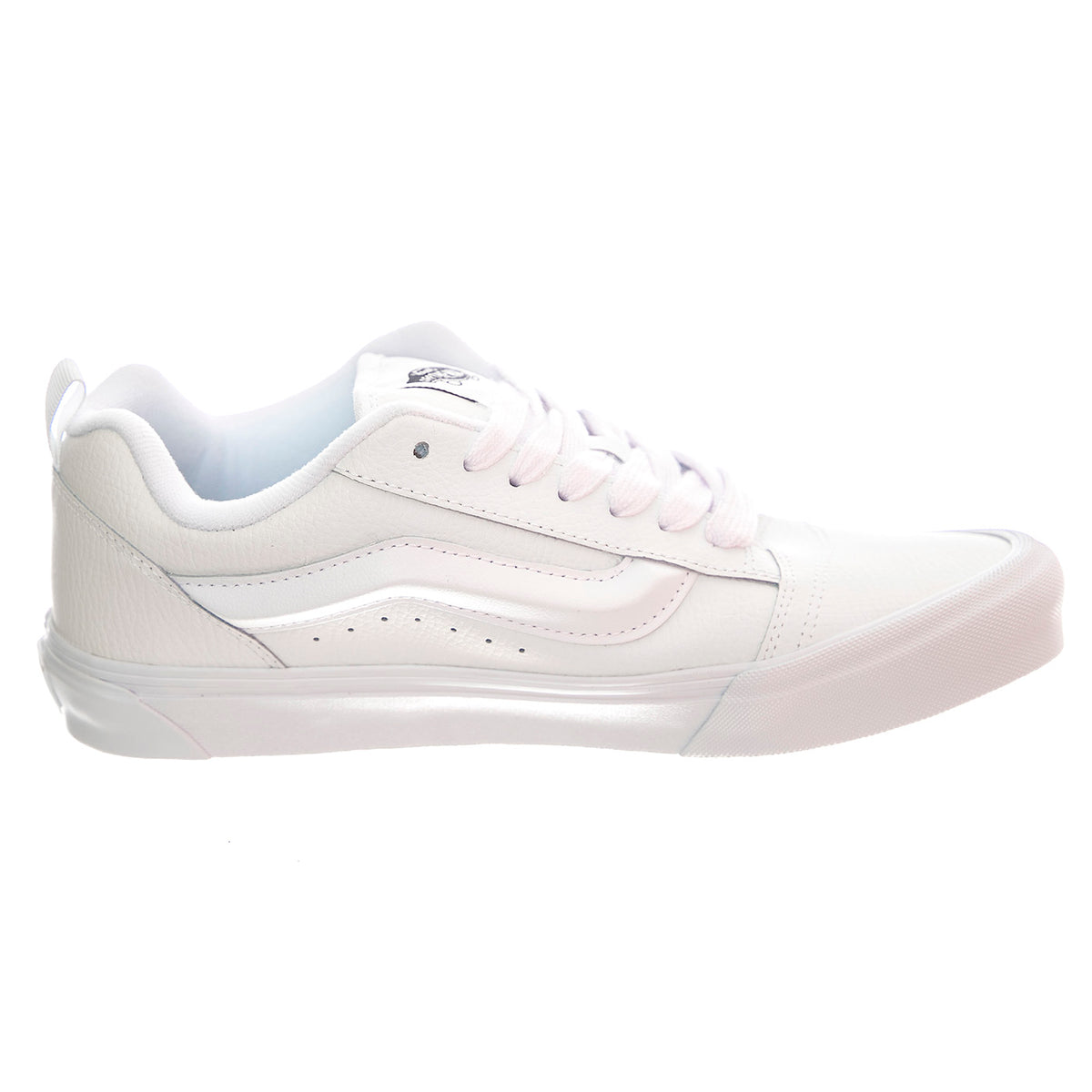 Knu School Leather True White - Scarpe Profilo Basso Uomo Bianche VN0009QCW001 . VANS 