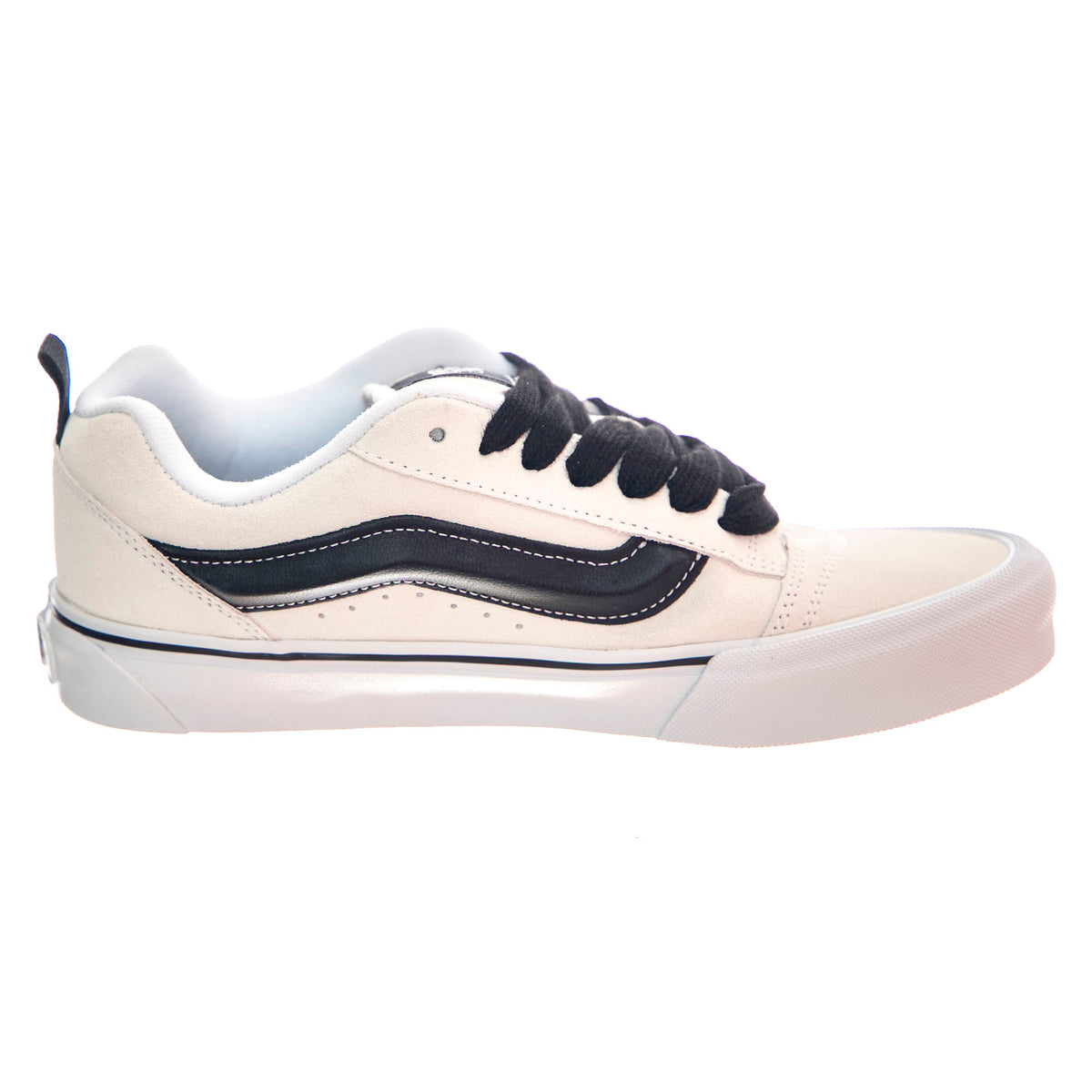 Knu School Suede White / Black - Scarpe Profilo Basso Uomo Bianche VN0009QCYB21 . VANS 