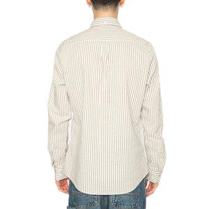 Cresswell Seersucker Shirt Stone - Camicia Uomo Multicolore MSH5577-STONE . BARBOUR 