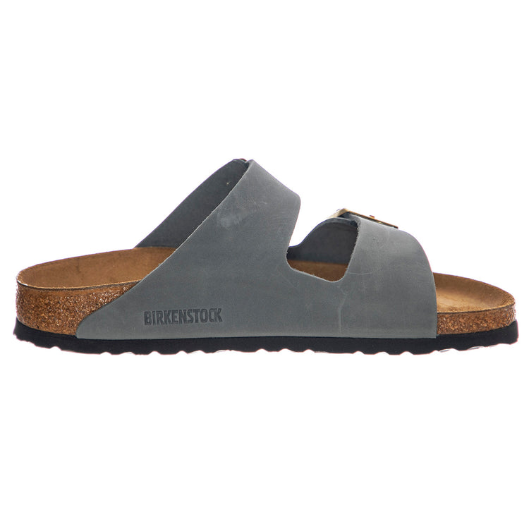Arizona basalt gray, Oiled Leather - Sandali Donna Grigi 1029253 . BIRKENSTOCK 