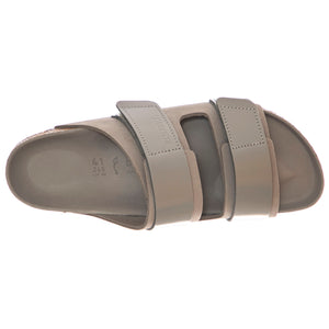 Uji stone coin, Nubuck Leather/High Shine Leather - Sandali Uomo / Donna Grigi 1029302 . BIRKENSTOCK 