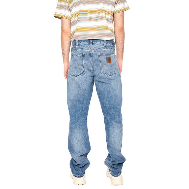 Marlow Pant Blue - Pantaloni Denim Jeans Uomo Blu I023029.01WJ . CARHARTT WIP 