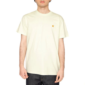 S/S Chase T-Shirt Air Green / Gold - Maglietta Girocollo Uomo Verde I026391.2V9XX . CARHARTT WIP 
