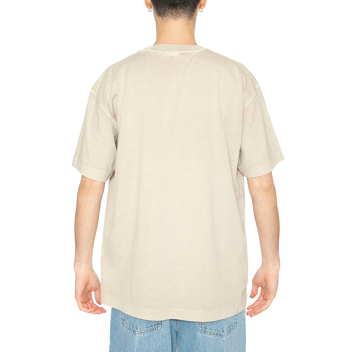 S/S Nelson T-Shirt Fleur De Sel - Maglietta Girocollo Uomo Beige I029949.2LPGD . CARHARTT WIP 