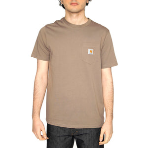 S/S Pocket T-Shirt Branch - Maglietta Girocollo Uomo Marrone I030434.1YJXX . CARHARTT WIP 