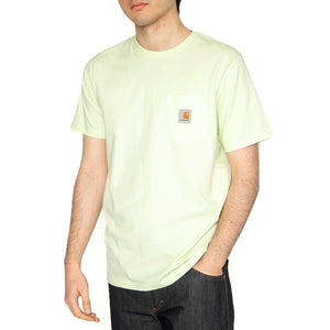 S/S Pocket T-Shirt Air Green - Maglietta Girocollo Uomo Verde I030434.2P6XX . CARHARTT WIP 