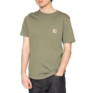S/S Pocket T-Shirt Dollar Green - Maglietta Girocollo Uomo Verde I030434.667XX . CARHARTT WIP 