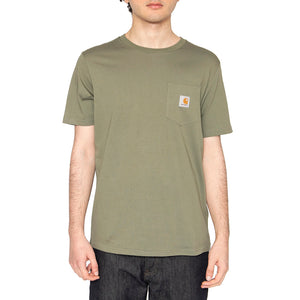 S/S Pocket T-Shirt Dollar Green - Maglietta Girocollo Uomo Verde I030434.667XX . CARHARTT WIP 
