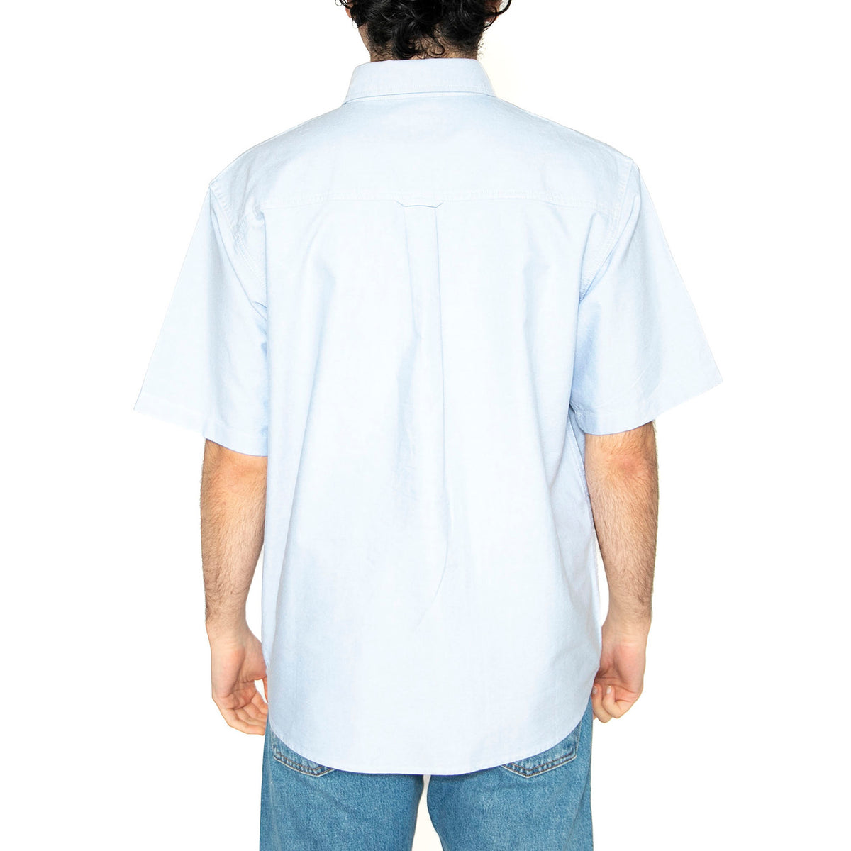 S/S Braxton Shirt Bleach / Wax - Camicia Maniche Corte Uomo Blu I031454.1ONXX . CARHARTT WIP 