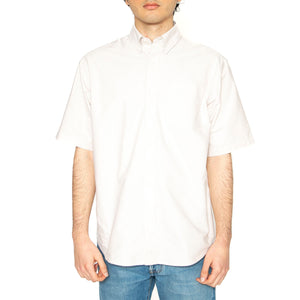 S/S Braxton Shirt Fleur De Sel / Wax - Camicia Maniche Corte Uomo Bige I031454.2V4XX . CARHARTT WIP 