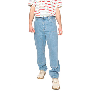 Double Knee Pant Blue - Pantaloni Denim Jeans Uomo Blu I032699.0112 . CARHARTT WIP 