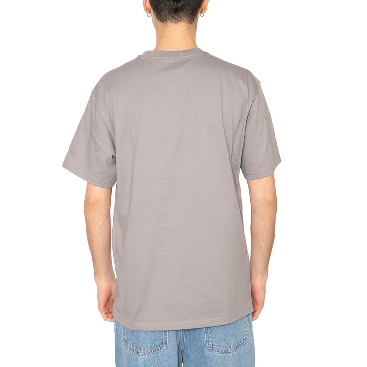 S/S Madison T-Shirt Yosemite / White - Maglietta Girocollo Uomo Grigia I033000.2QEXX . CARHARTT WIP 
