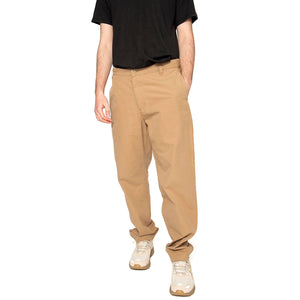Calder Pant Leather - Pantaloni Uomo Marroni I033128.8YGD . CARHARTT WIP 