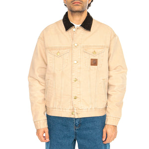 Dayton Trucker Jacket Dusty H Brown / Tobacco - Giacca Uomo Beige I034315.2N24O . CARHARTT WIP 