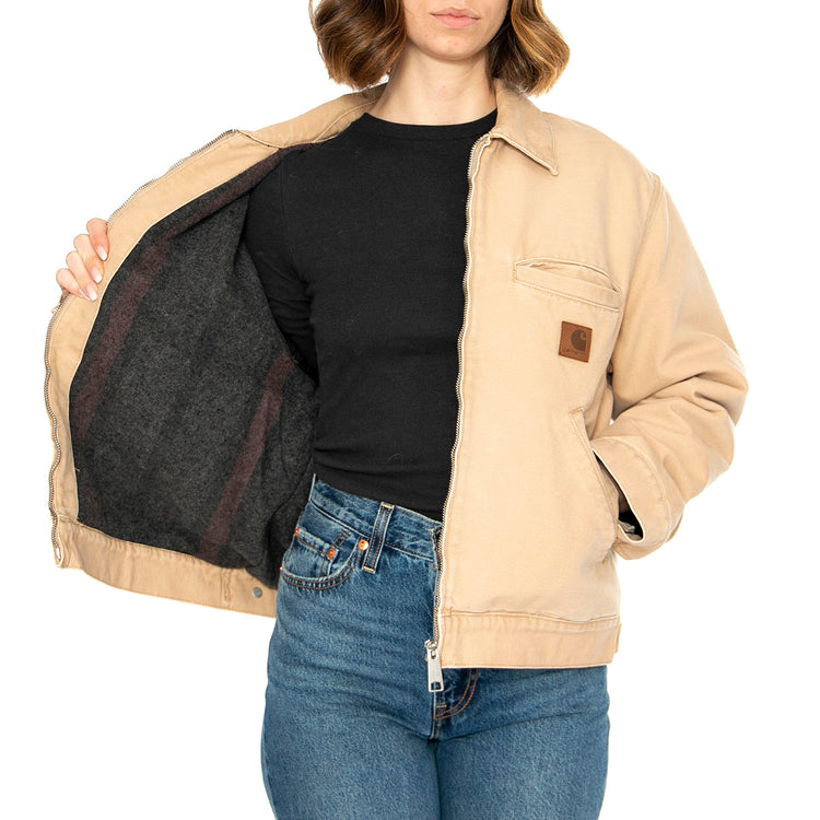 W' Dayton Jacket Dusty H Brown - Giacca Donna Beige I034320.07E4O . CARHARTT WIP 