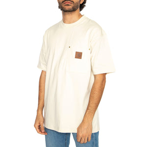 S/S Eldon Pocket T-Shirt Natural - Maglietta Girocollo Uomo Beige I034365.05XX . CARHARTT WIP 