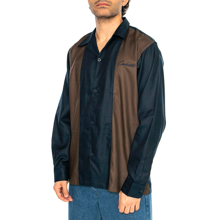 L/S Delaney Shirt Mizar / Liberica - Camicia Uomo Multicolore I034381.2PMXX . CARHARTT WIP 