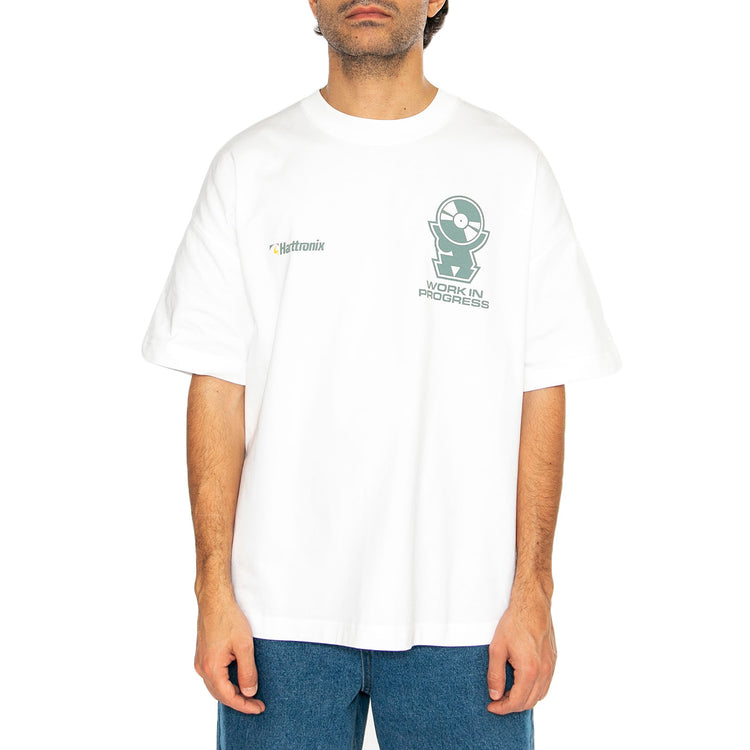 S/S Harttronix T-Shirt White - Maglietta Girocollo Uomo Bianca I034395.02XX . CARHARTT WIP 