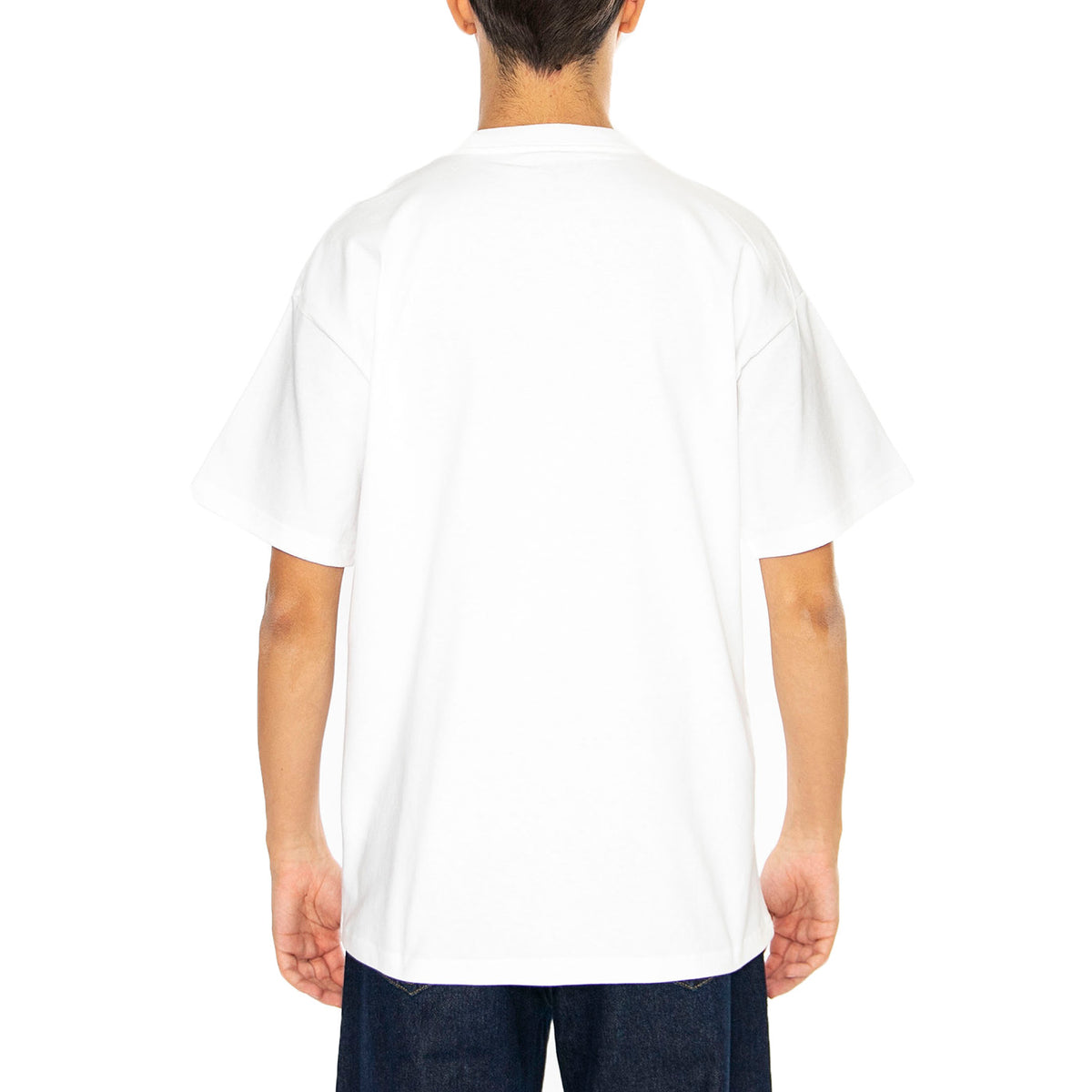S/S Fragments Pocket T-Shirt White / Black - Maglietta Girocollo Uomo Bianca I034407.00AXX . CARHARTT WIP 