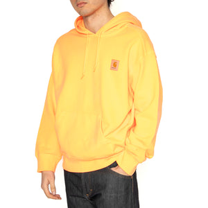 Hooded Industry Sweat Lumo Orange - Felpa con Cappuccio Uomo Arancione I034417.2M5GD . CARHARTT WIP 