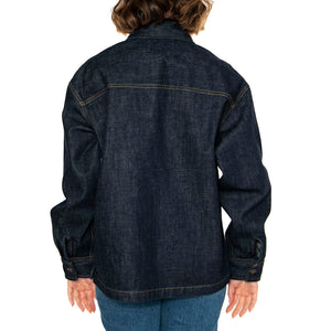 W' Lovilia Shirt Jac Blue - Camicia / Giacca Donna Denim Jeans Blu I034461.0102 . CARHARTT WIP 