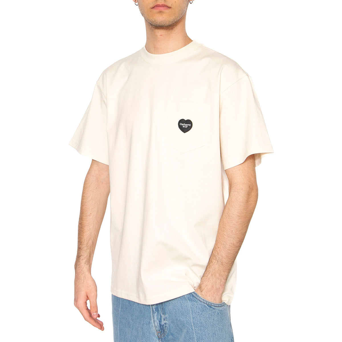 S/S Ingo Pocket T-Shirt Undyed - Maglietta Girocollo Uomo Beige I034486.32MXX . CARHARTT WIP 