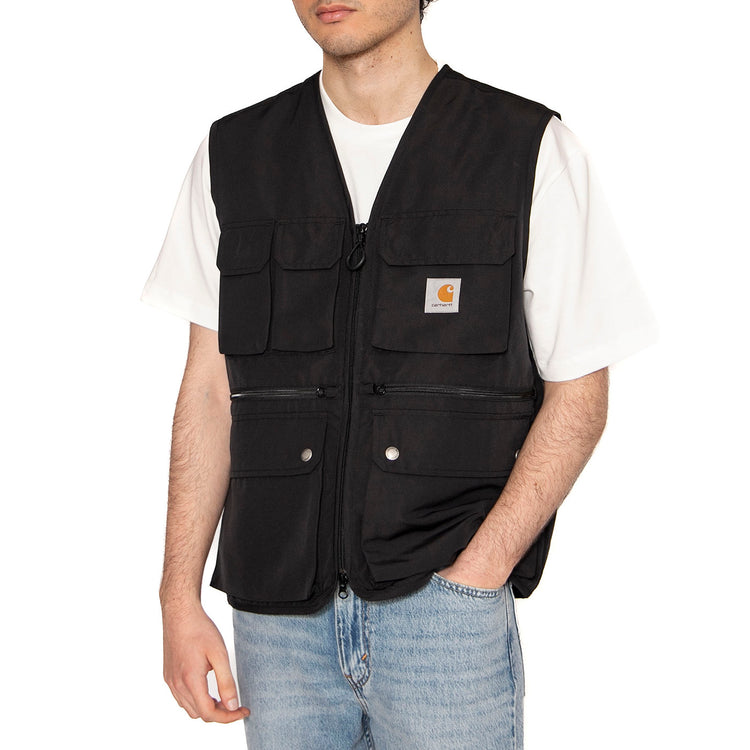 Irwin Vest Black - Giacca Smanicata Uomo Nera I034505.89XX . CARHARTT WIP 