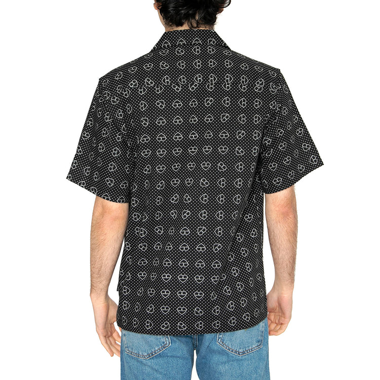 S/S Furoshiki Shirt Furoshiki Print, Black - Camicia Maniche Corte Uomo Nera I034549.2SQXX . CARHARTT WIP 