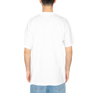 S/S Bumper T-Shirt White / Black - Maglietta Girocollo Uomo Bianca I034664.00AXX . CARHARTT WIP 
