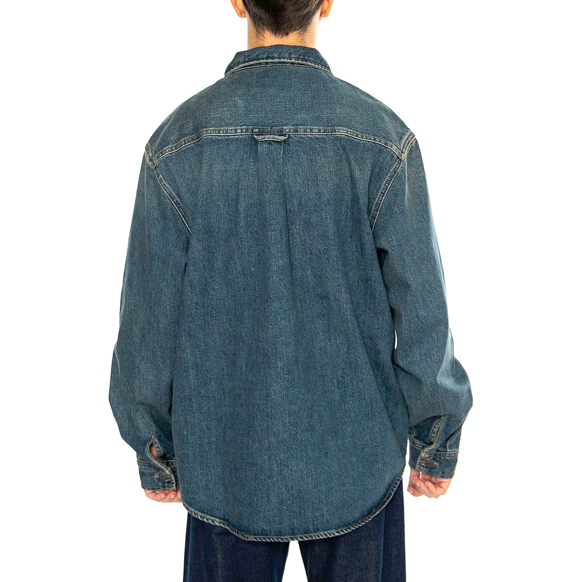 Lincoln Shirt Jac Blue - Camicia Denim Jeans Uomo Blu I034735.014Q . CARHARTT WIP 
