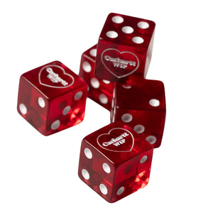 Heart Dice Set Scarlet - Set di Dadi Rossi I034755.H8XX . CARHARTT WIP 