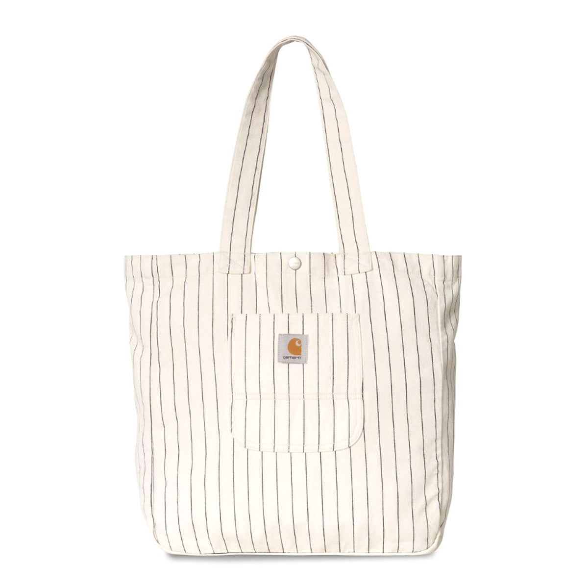 Hendry Tote Seaton Stripe, Wax / Dark Navy - Borsa Shopping Bag Bianca I034788.2RM02 . CARHARTT WIP 