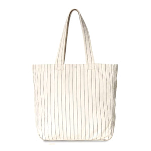 Hendry Tote Seaton Stripe, Wax / Dark Navy - Borsa Shopping Bag Bianca I034788.2RM02 . CARHARTT WIP 