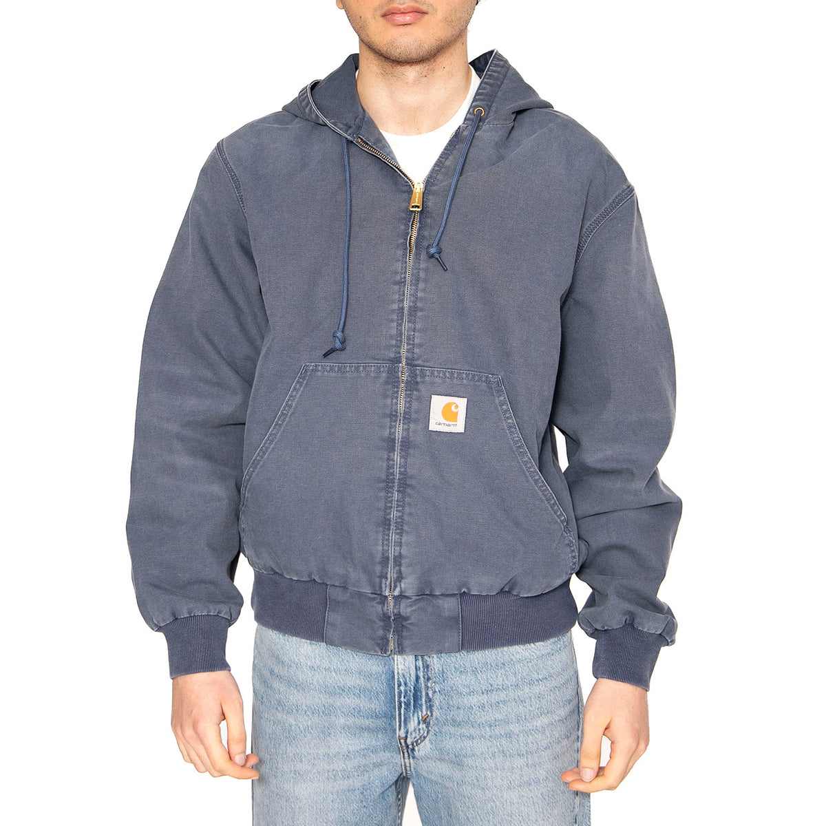 OG Active Jacket Dusky Blue - Giacca con Cappuccio Uomo Blu I034820.2OT4O . CARHARTT WIP 