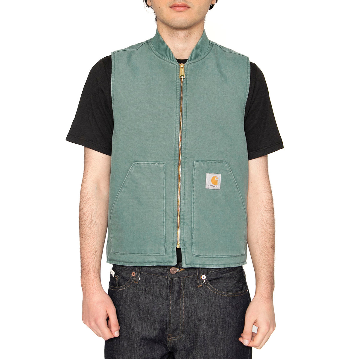 Classic Vest Silver Pine - Giacca Smanicata Uomo Verde I034821.2M24O . CARHARTT WIP 