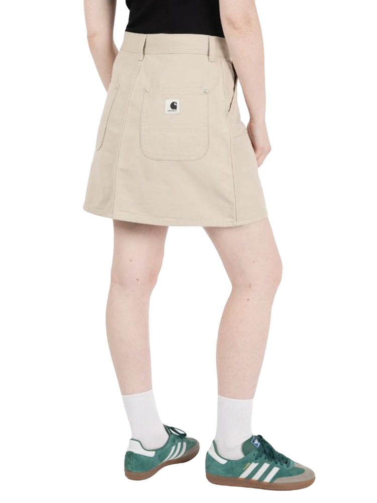 W' MAEVE DOUBLE KNEE SKIRT FLEUR DE SEL - Gonna Donna Beige I034836.2LP06 . CARHARTT WIP 