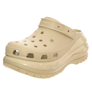 Classic Mega Crush Clog W-BONE - Sandali Donna Beige CR.207988-BONE . CROCS 