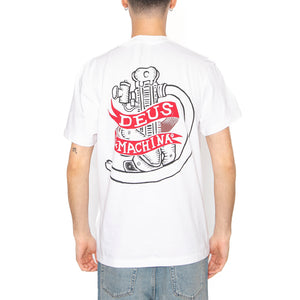 Jailer Sappy Tee White - Maglietta Girocollo Uomo Bianca DMP251209C_WHT . DEUS EX MACHINA 