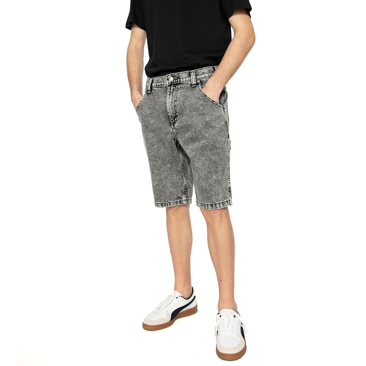 Garyville Denim Short Light Gray Wash - Bermuda Uomo Grigi DK0A4XCKJ811 . DICKIES 